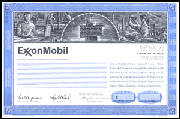 ExxonMobil Stock Certificate